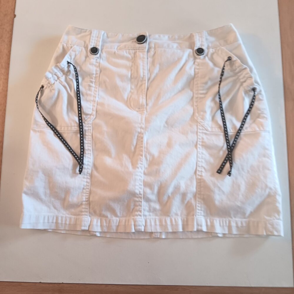 Larry Levin Skorts White Size 4P